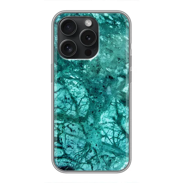 Чехол с принтом «Зеленый мрамор» для OPPO Reno15 Pro