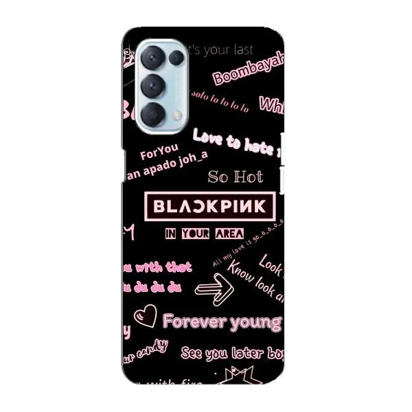 Чохол з принтом «BLACKPINK» для OPPO Reno5 4G
