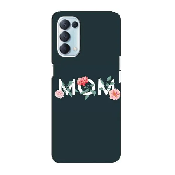 Чехол с принтом «Mom дизайн» для OPPO Reno5 4G