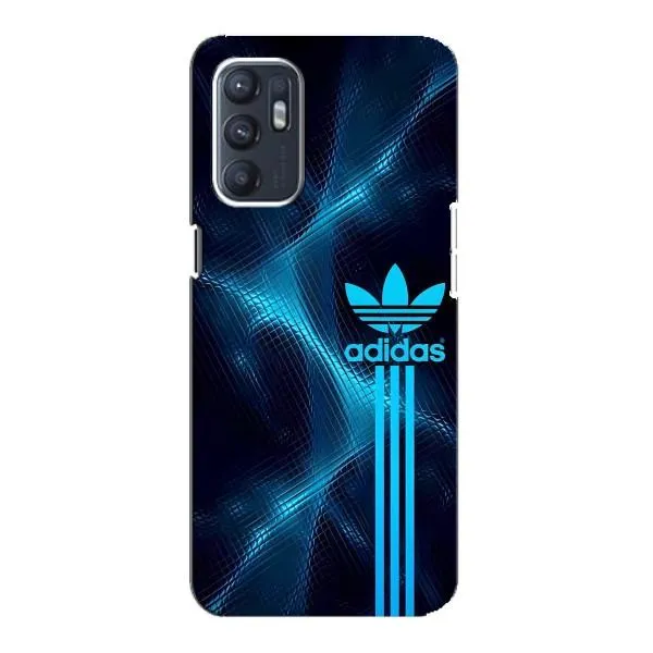 Чехол с принтом «Синий Адидас» для OPPO Reno6 4G