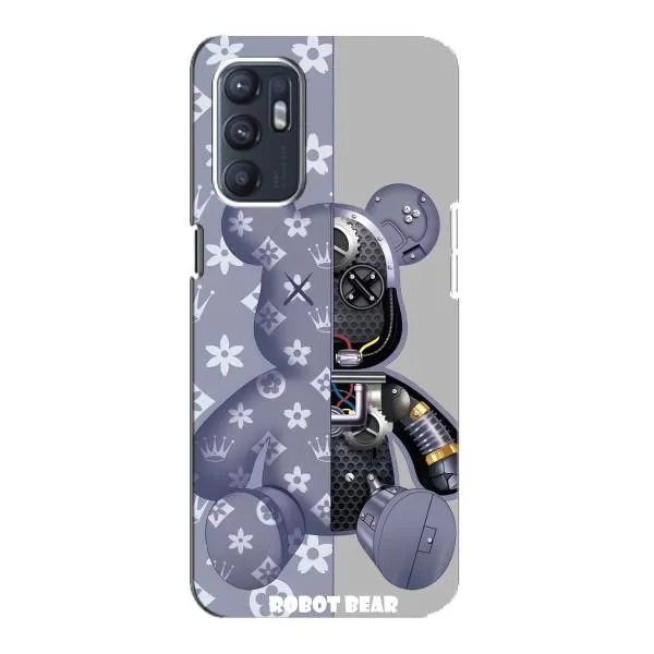 Чехол с принтом «Робот Мишка» для OPPO Reno6 4G Чехол с принтом «Робот Мишка» для OPPO Reno6 4G