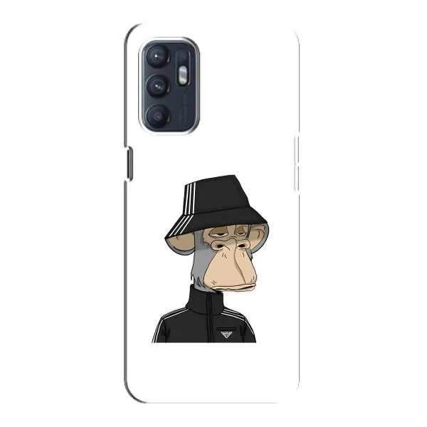 Чехол с принтом «обезьяна NFT Adidas» для OPPO Reno6 5G