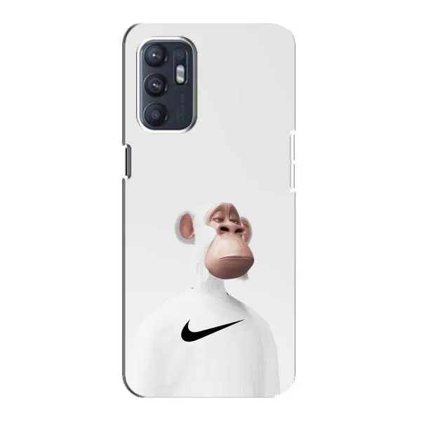 Чехол с принтом «обезьяна NFT Nike» для OPPO Reno6 5G