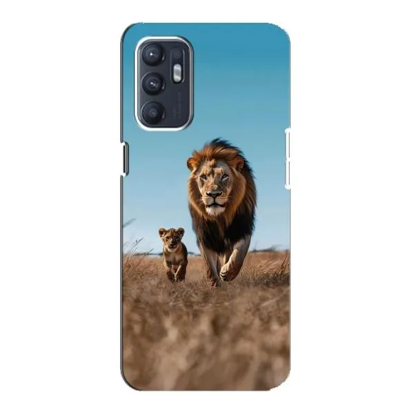 Чехол с принтом «Мусафа и Симба» для OPPO Reno6 5G