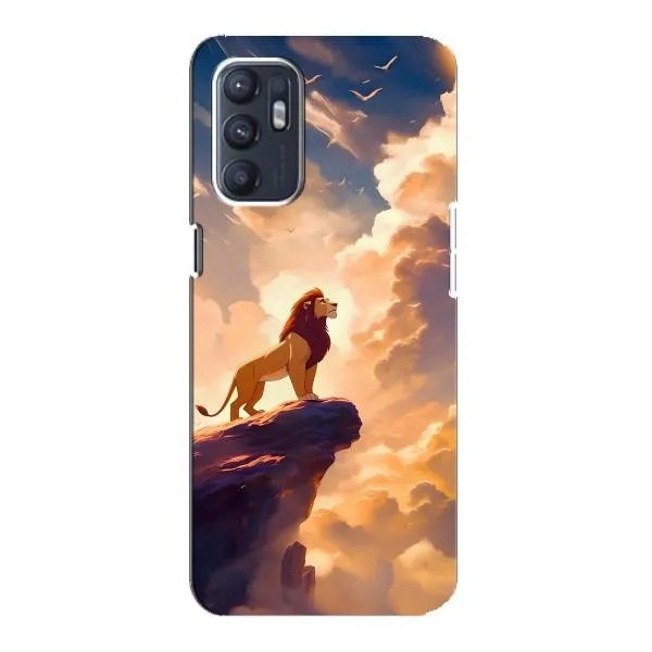 Чехол с принтом «Симба на скале» для OPPO Reno6 5G