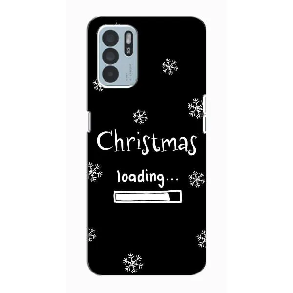 Чехол с принтом «Christmas loading» для OPPO Reno6 Z