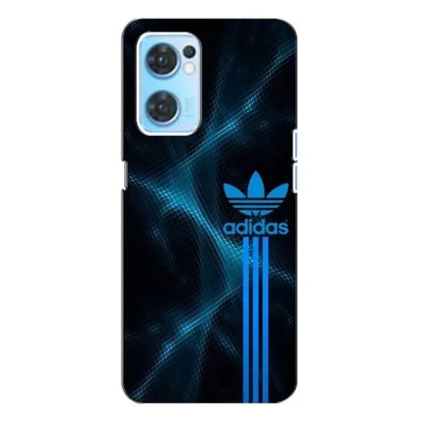 Чохол з принтом «Синій Адідас» для OPPO Reno7 4G Чохол з принтом «Синій Адідас» для OPPO Reno7 4G