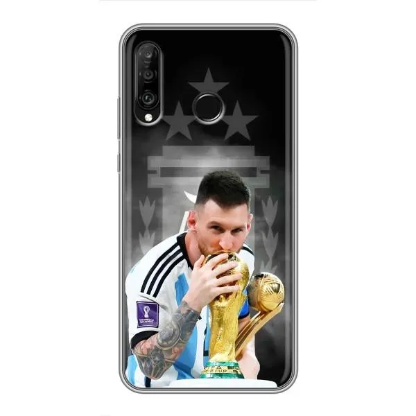 Чехол с принтом «Месси Чемпион» для Huawei P30 Lite / Nova 4e
