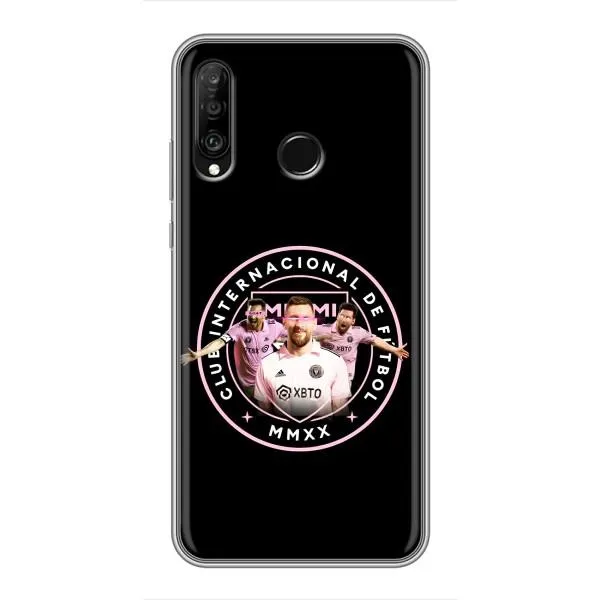 Чехол с принтом «Месси в лого» для Huawei P30 Lite / Nova 4e