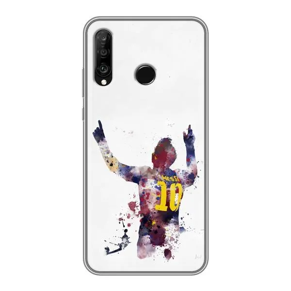 Чехол с принтом «Messi Barca» для Huawei P30 Lite / Nova 4e