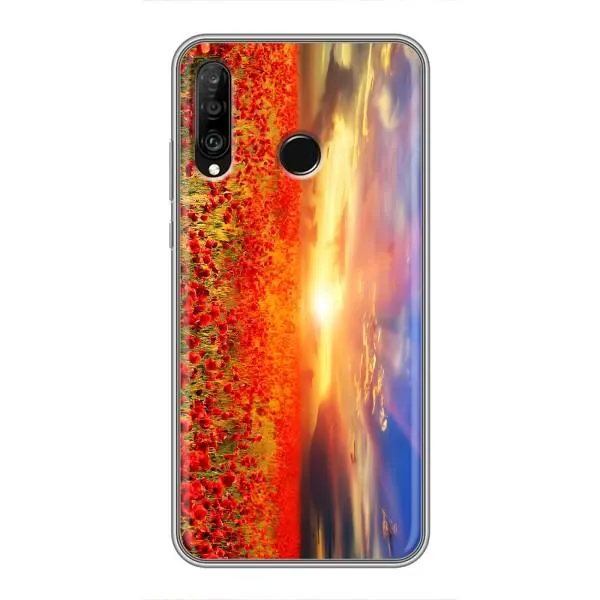 Чехол с принтом «Поле тюльпанов» для Huawei P30 Lite / Nova 4e
