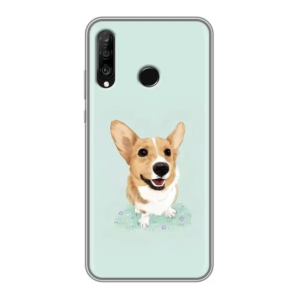 Чехол с принтом «Корги» для Huawei P30 Lite / Nova 4e