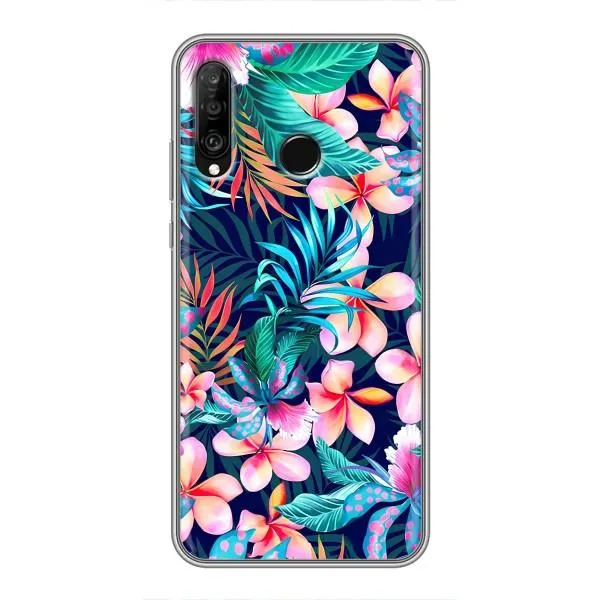 Чехол с принтом «Красочные цветы» для Huawei P30 Lite / Nova 4e Чехол с принтом «Красочные цветы» для Huawei P30 Lite / Nova 4e