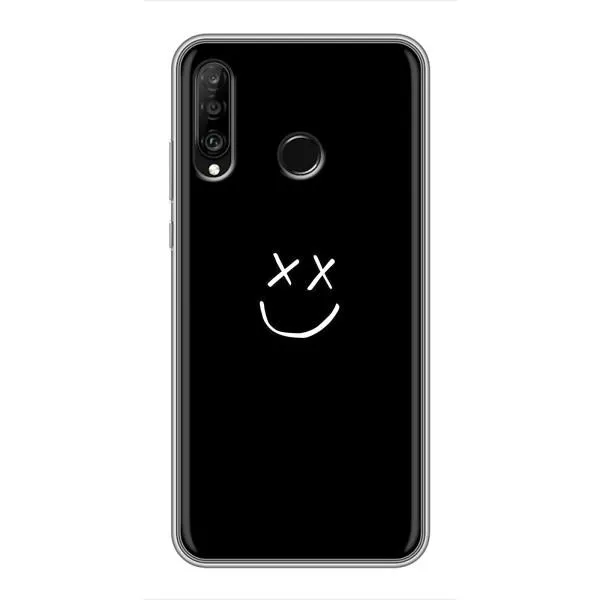 Чехол с принтом «Смайл» для Huawei P30 Lite / Nova 4e