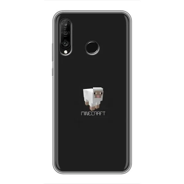 Чехол с принтом «Овечка Майнкрафт» для Huawei P30 Lite / Nova 4e