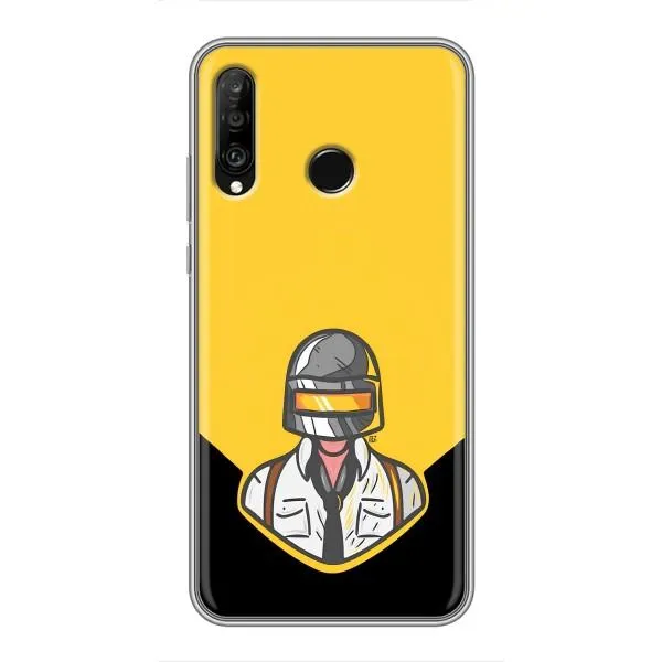 Чехол с принтом «Пабг в шлеме» для Huawei P30 Lite / Nova 4e