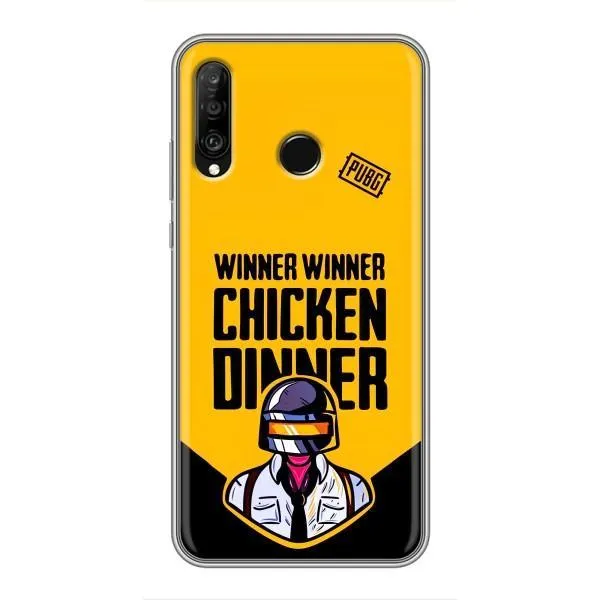 Чехол с принтом «Pubg шлем» для Huawei P30 Lite / Nova 4e