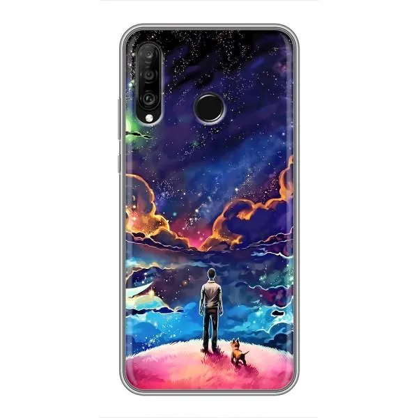 Чехол с принтом «Галактический вид» для Huawei P30 Lite / Nova 4e