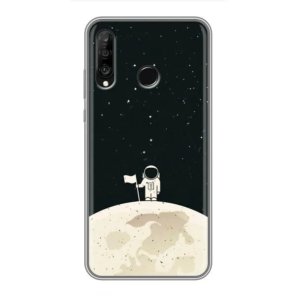 Чехол с принтом «На луне» для Huawei P30 Lite / Nova 4e