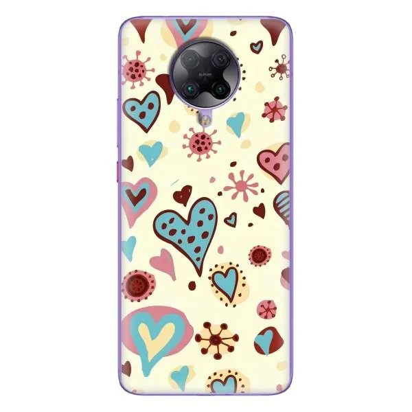 Чехол с принтом «Сердечки» для Xiaomi POCO F2 Pro