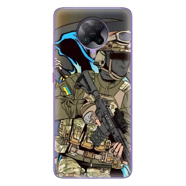 Чехол с принтом «Воин ВСУ» для Xiaomi POCO F2 Pro