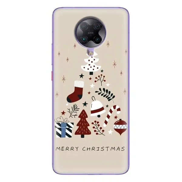 Чехол с принтом «Merry Christmas» для Xiaomi POCO F2 Pro
