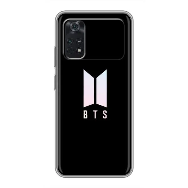 Чохол з принтом «Лого BTS» для Xiaomi POCO M4 Pro 4G