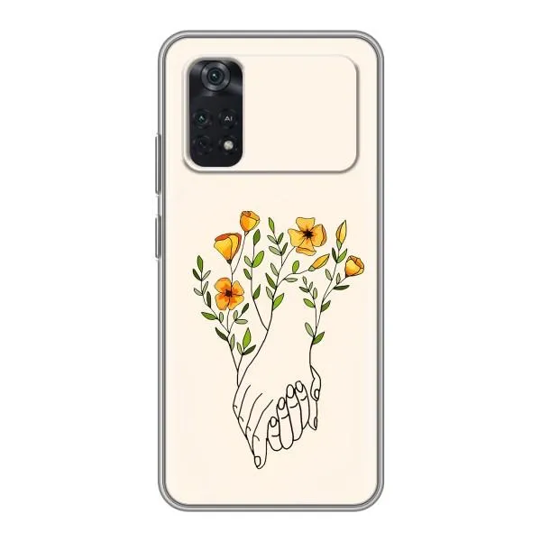 Чохол з принтом «Руки любві» для Xiaomi POCO M4 Pro 4G