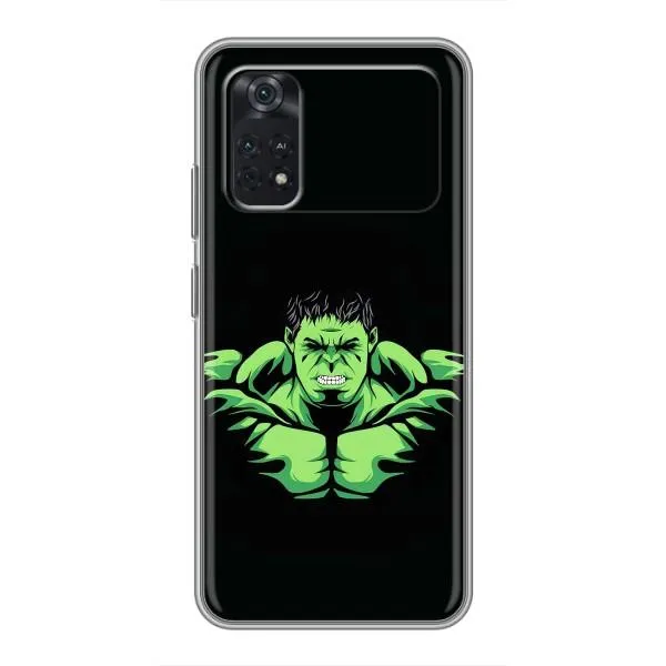 Чехол с принтом «Зелёный Халк» для Xiaomi POCO M4 Pro 4G