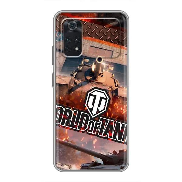Чехол с принтом «World of Tanks» для Xiaomi POCO M4 Pro 4G Чехол с принтом «World of Tanks» для Xiaomi POCO M4 Pro 4G
