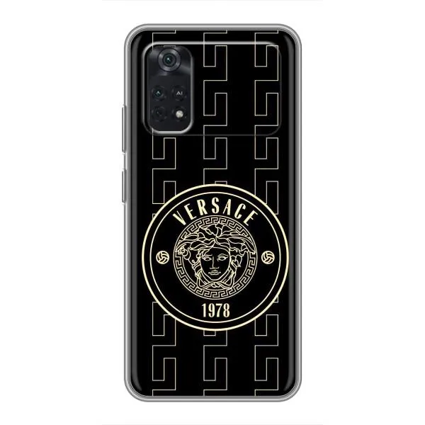 Чехол с принтом «Лого Версаче» для Xiaomi POCO M4 Pro 4G