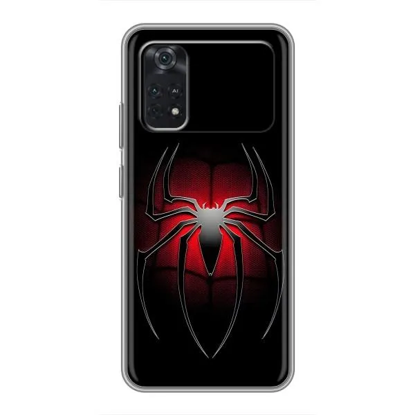 Чехол с принтом «Паук марвел» для Xiaomi POCO M4 Pro 4G