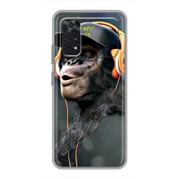 Чехол с принтом «В наушниках» для Xiaomi POCO M4 Pro 4G Чехол с принтом «В наушниках» для Xiaomi POCO M4 Pro 4G
