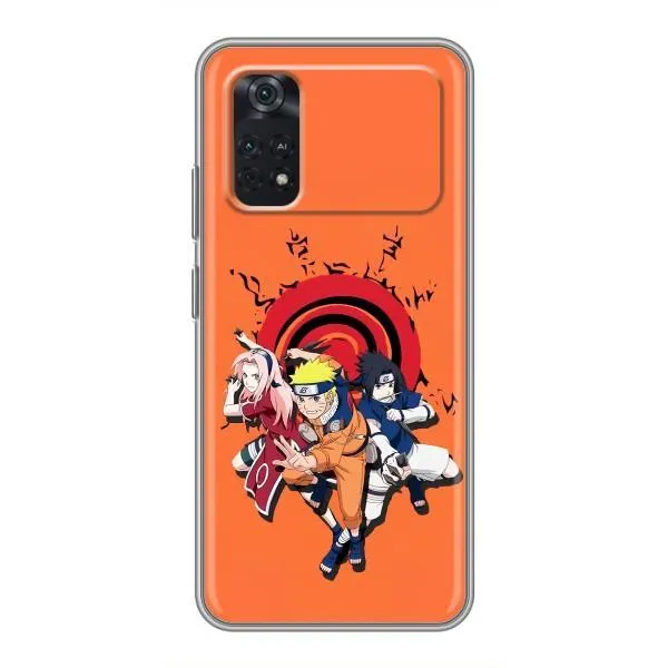 Чехол с принтом «команда Наруто» для Xiaomi POCO M4 Pro 4G