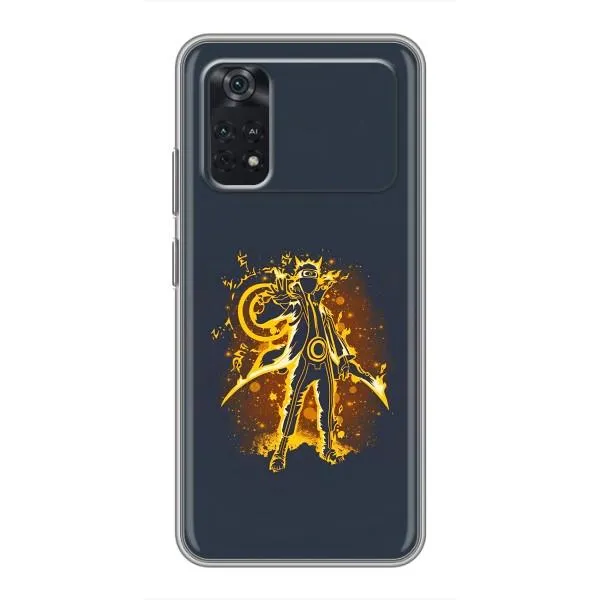 Чехол с принтом «золотой Наруто» для Xiaomi POCO M4 Pro 4G