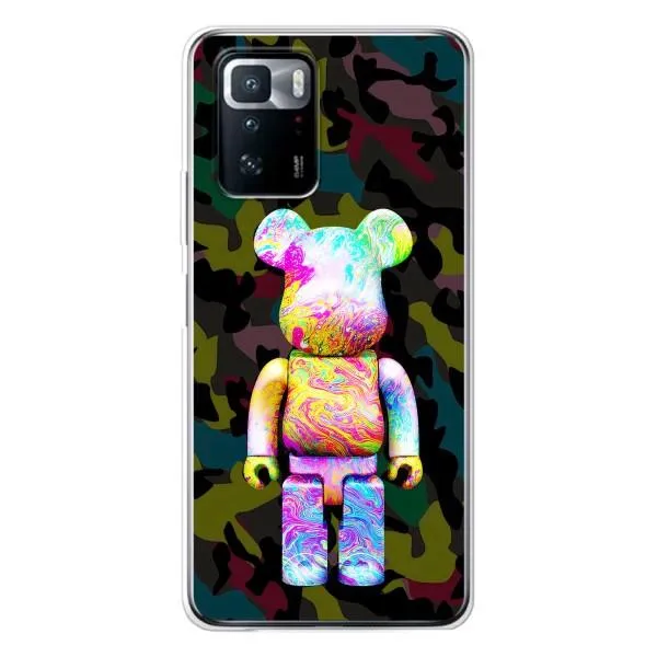 Чехол с принтом «Яркий Bearbrick» для Xiaomi POCO X3 GT