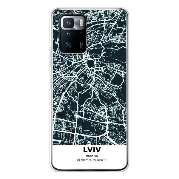 Чехол с принтом «Львов» для Xiaomi POCO X3 GT