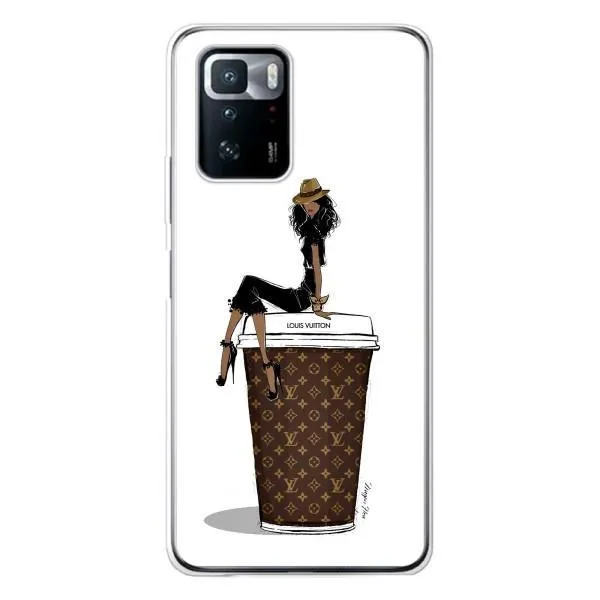 Чехол с принтом «кофе LOUIS VUITTON» для Xiaomi POCO X3 GT Чехол с принтом «кофе LOUIS VUITTON» для Xiaomi POCO X3 GT
