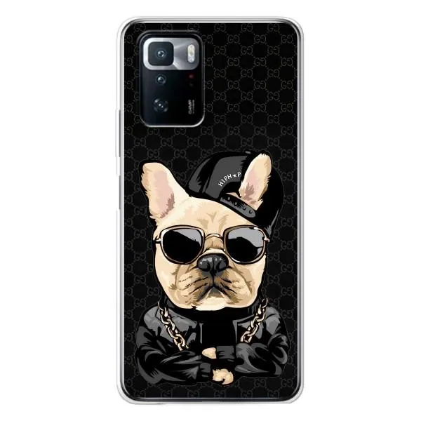 Чехол с принтом «Стильная собака» для Xiaomi POCO X3 GT
