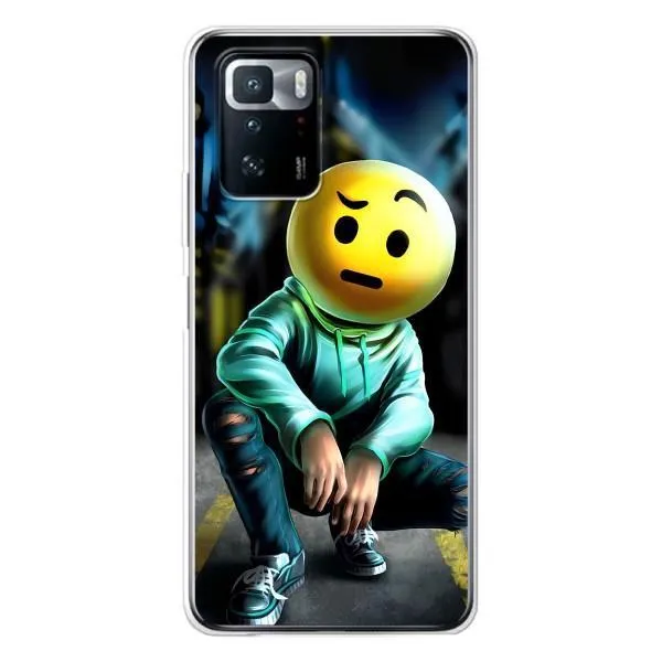 Чохол з принтом «Хлопець смайл» для Xiaomi POCO X3 GT