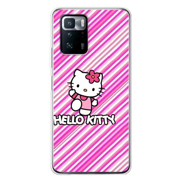 Чохол з принтом «Hello Kytty» для Xiaomi POCO X3 GT
