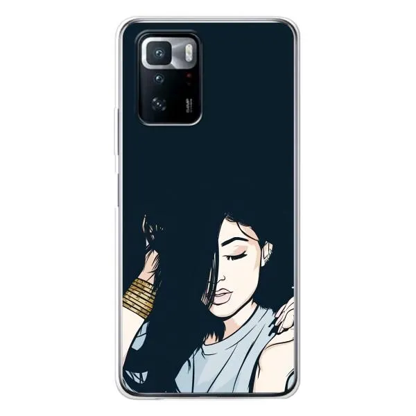 Чехол с принтом «Красивая девочка» для Xiaomi POCO X3 GT