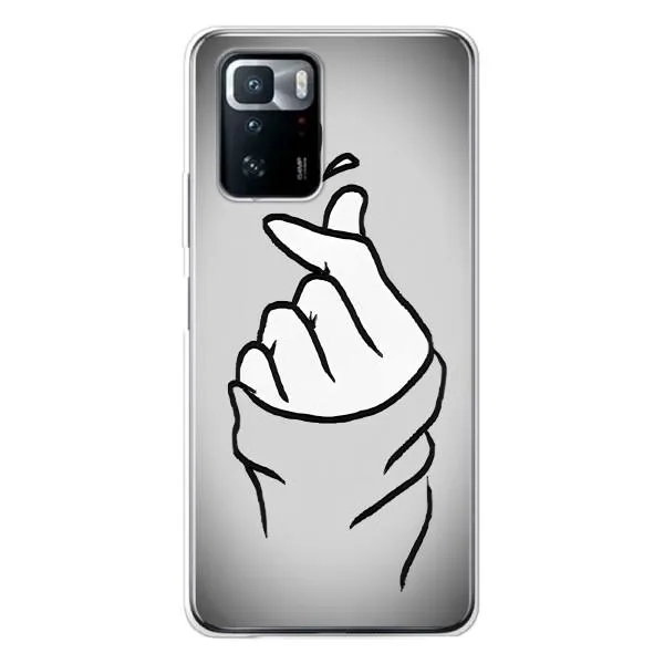 Чохол з принтом «Значок Love» для Xiaomi POCO X3 GT Чохол з принтом «Значок Love» для Xiaomi POCO X3 GT
