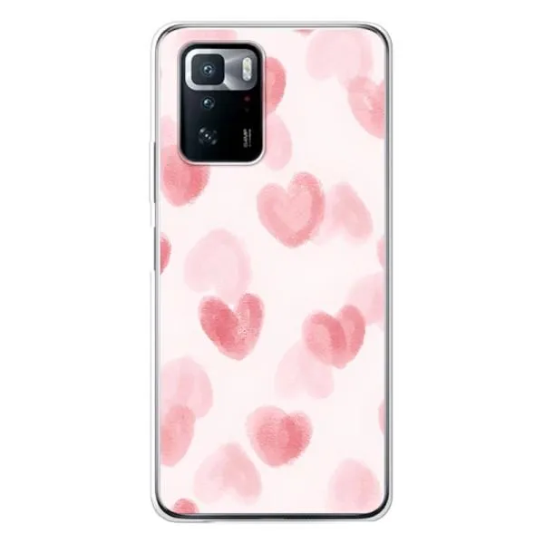 Чехол с принтом «Розовые сердечки» для Xiaomi POCO X3 GT