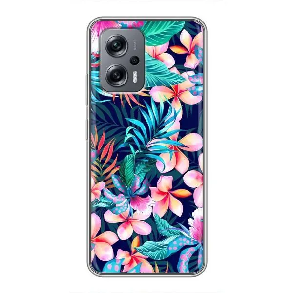 Чехол с принтом «Красочные цветы» для Xiaomi POCO X4 GT
