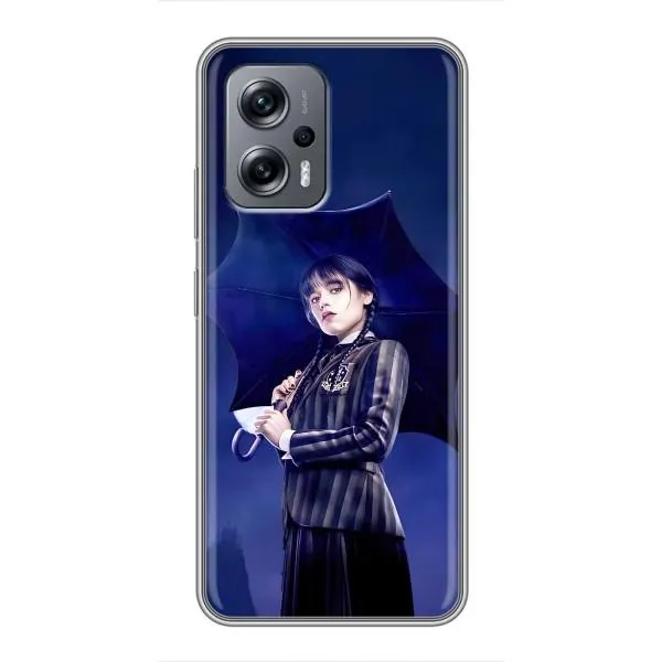 Чехол с принтом «Уэнздей с зонтом» для Xiaomi POCO X4 GT