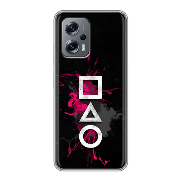 Чехол с принтом «Символы Игра кальмара» для Xiaomi POCO X4 GT