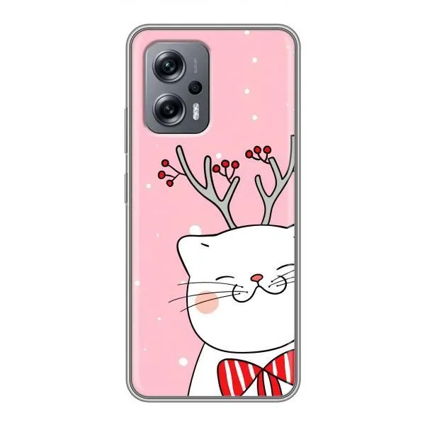 Чехол с принтом «Зимний кот» для Xiaomi POCO X4 GT