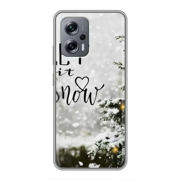 Чехол с принтом «Let it snow» для Xiaomi POCO X4 GT