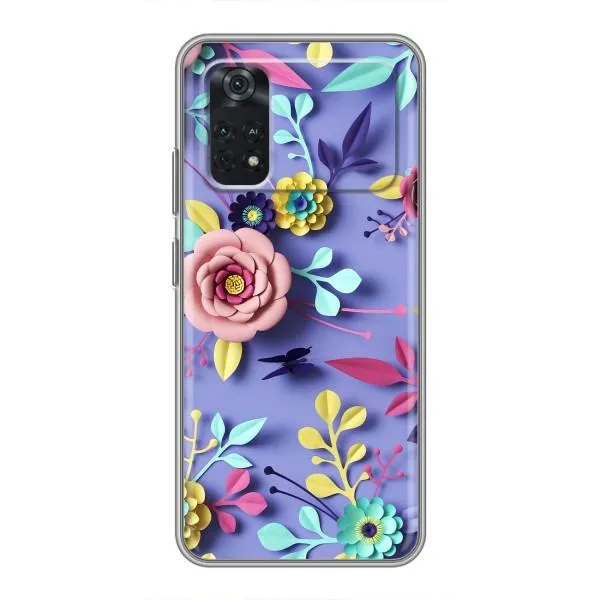 Чехол с принтом «Цветочный дизайн» для Xiaomi POCO X4 Pro 5G